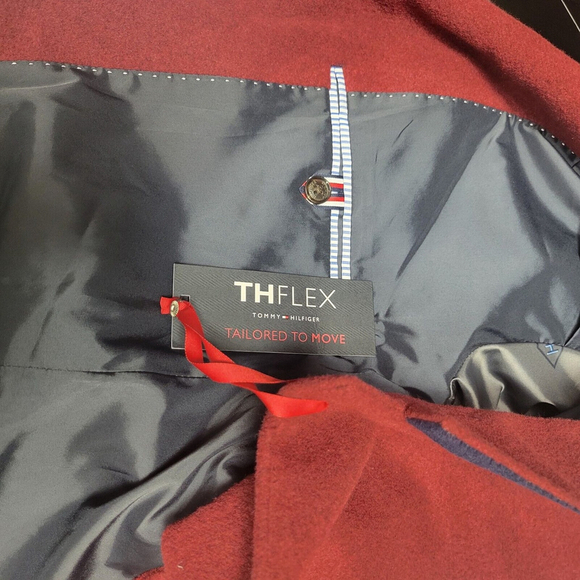 Men's Tommy Hilfiger Addison Wool-Blend Overcoat Coat. Size 40 Long. $395. - Picture 11 of 12